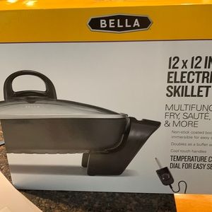 New Bella 12 by 12 inch Electric Skillet